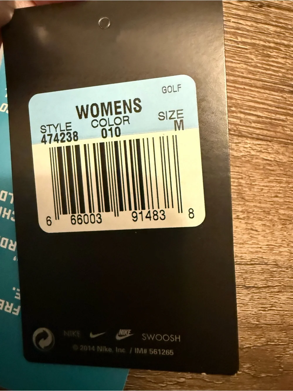 Nike sporty button